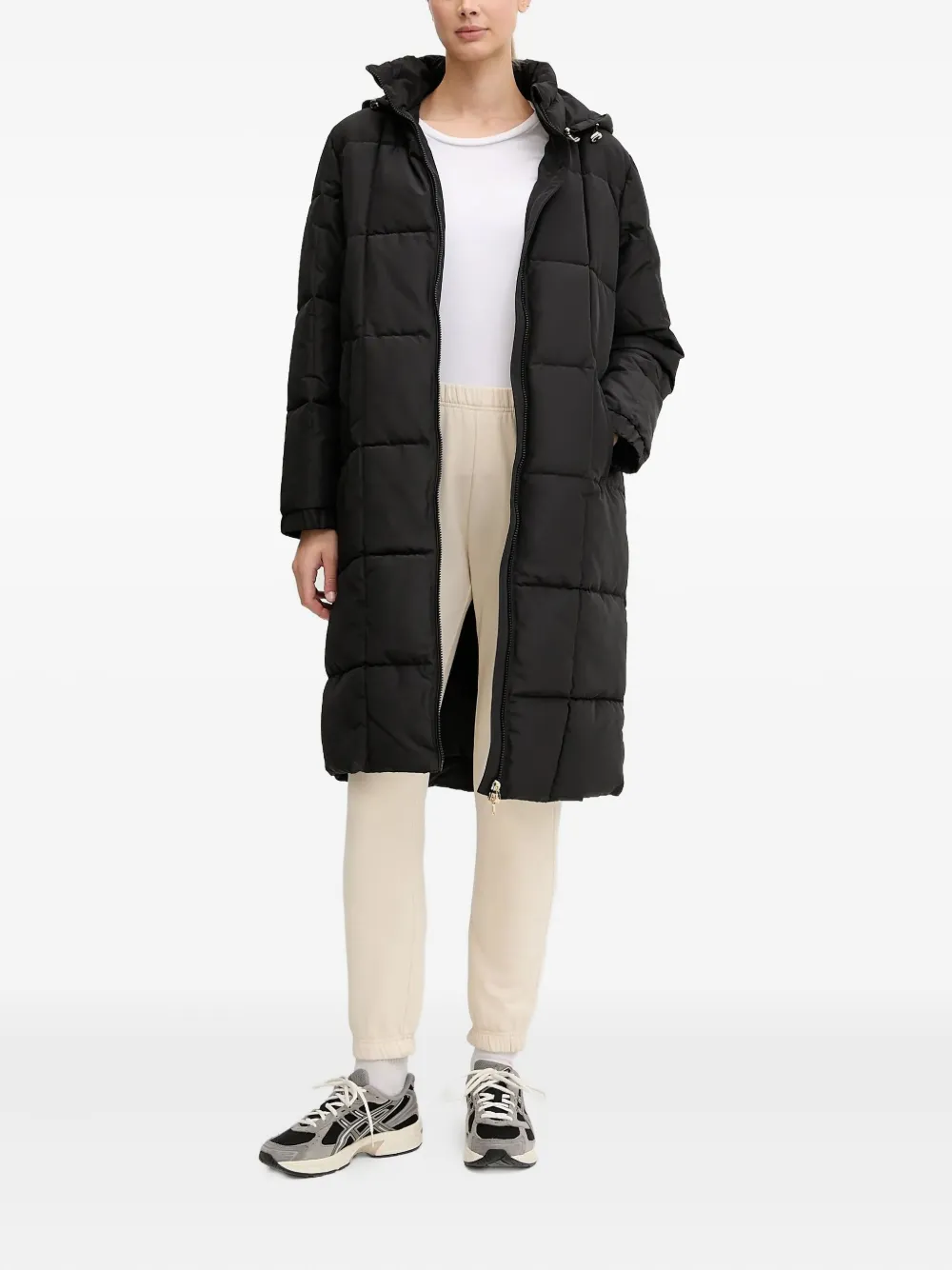 Ea7 Emporio Armani Calidum7 jas met capuchon Zwart