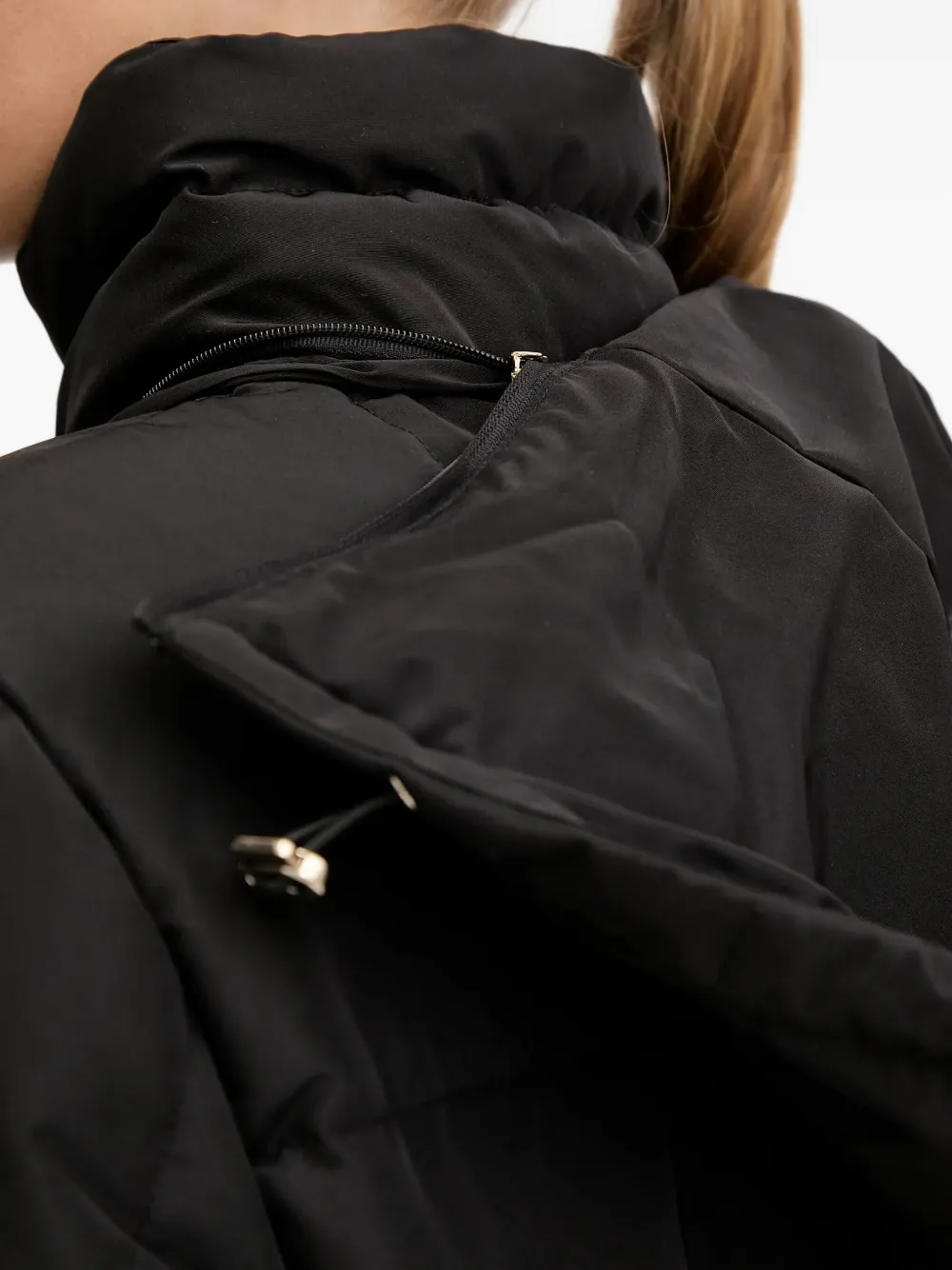 Ea7 Emporio Armani Calidum7 jas met capuchon Zwart