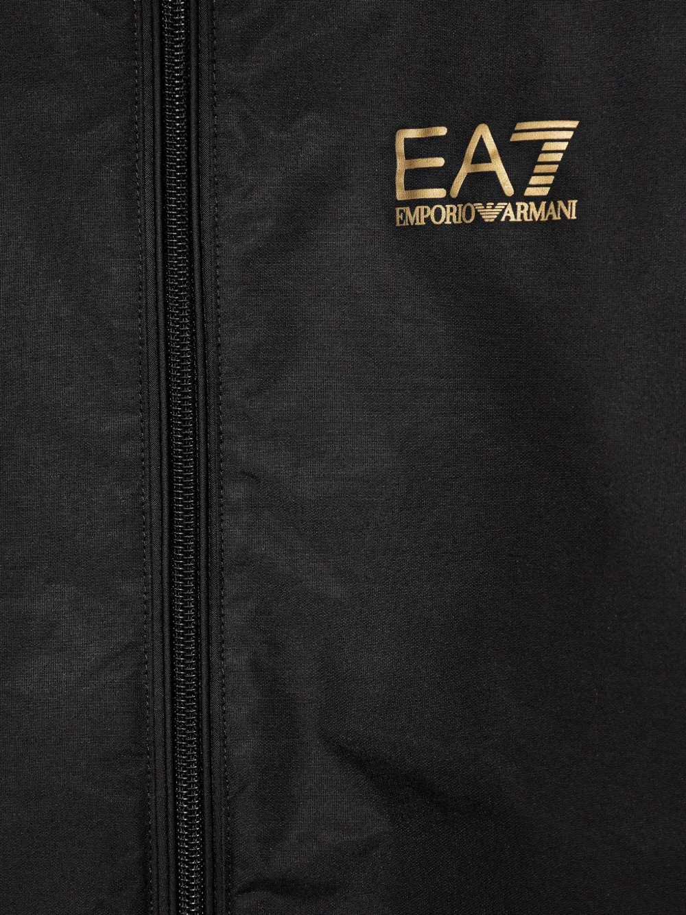 Ea7 Hooded Jacket In Black