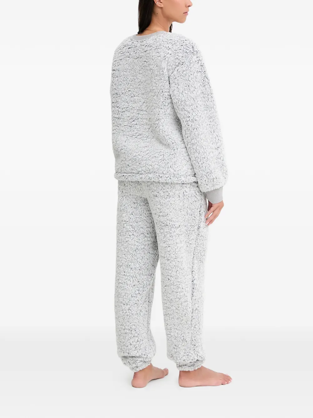 Dkny Appliqué Pajama Set In Gray