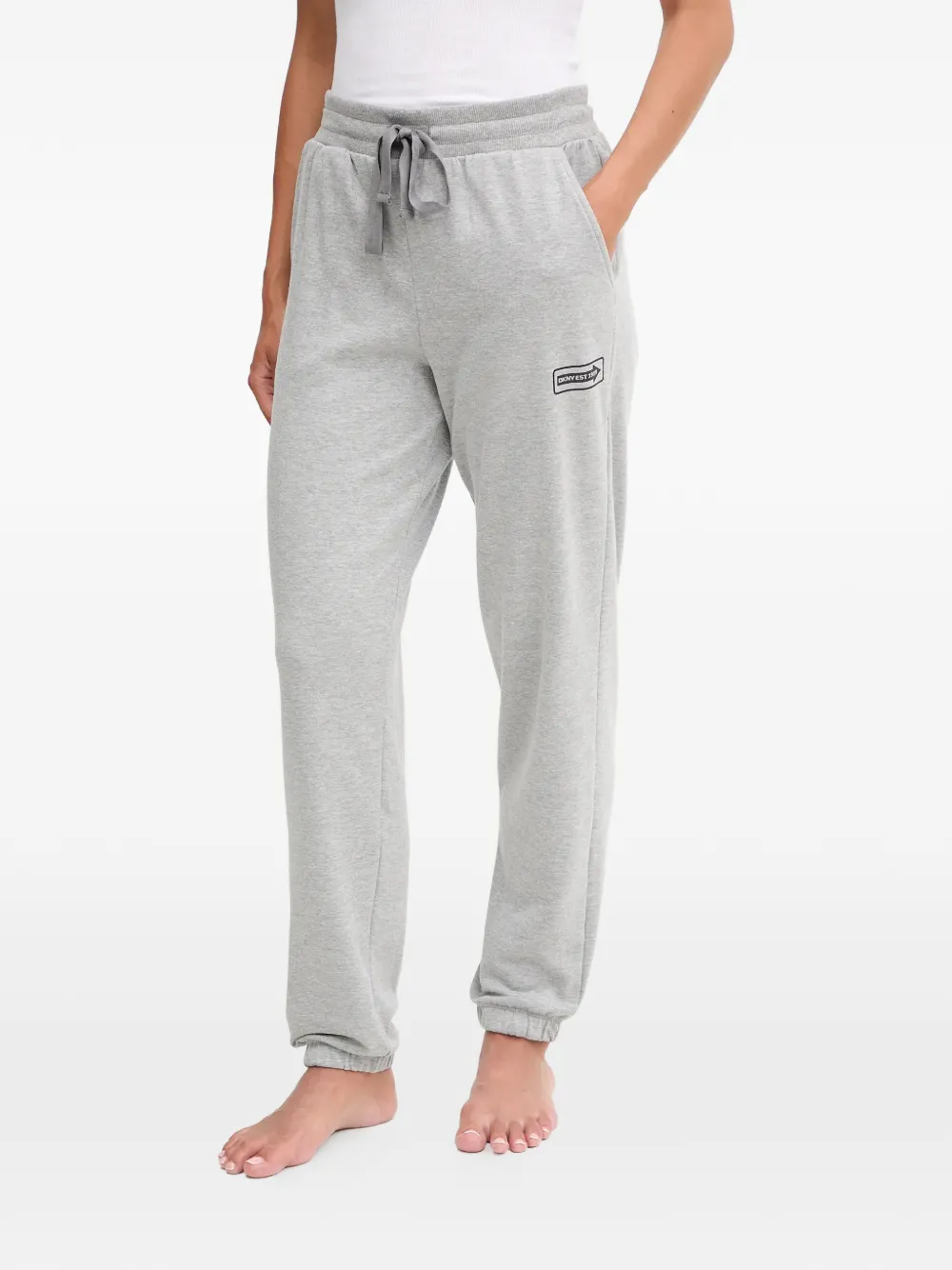 DKNY Pyjama met capuchon en rits Grijs