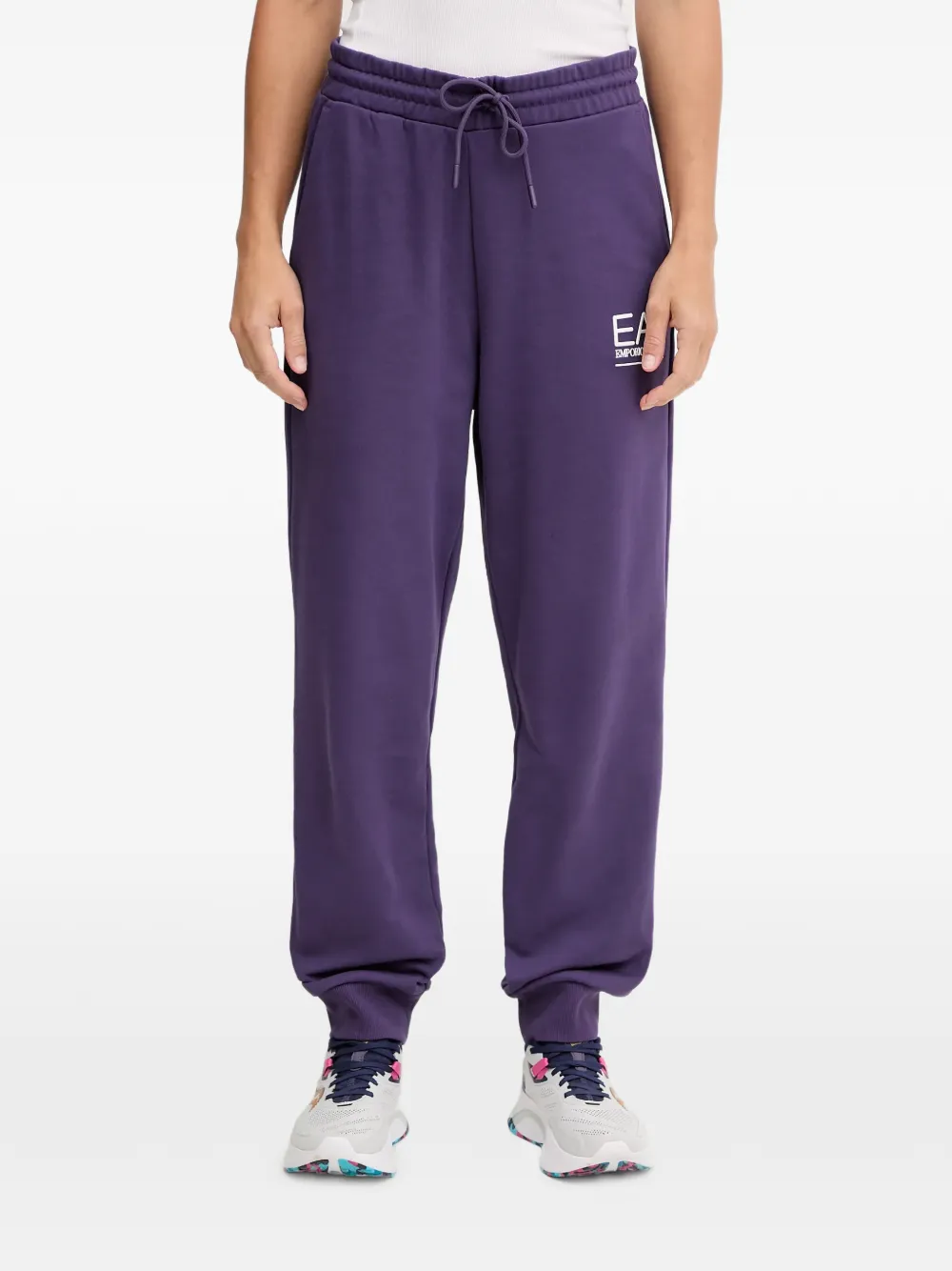 Ea7 Emporio Armani hooded tracksuit Paars