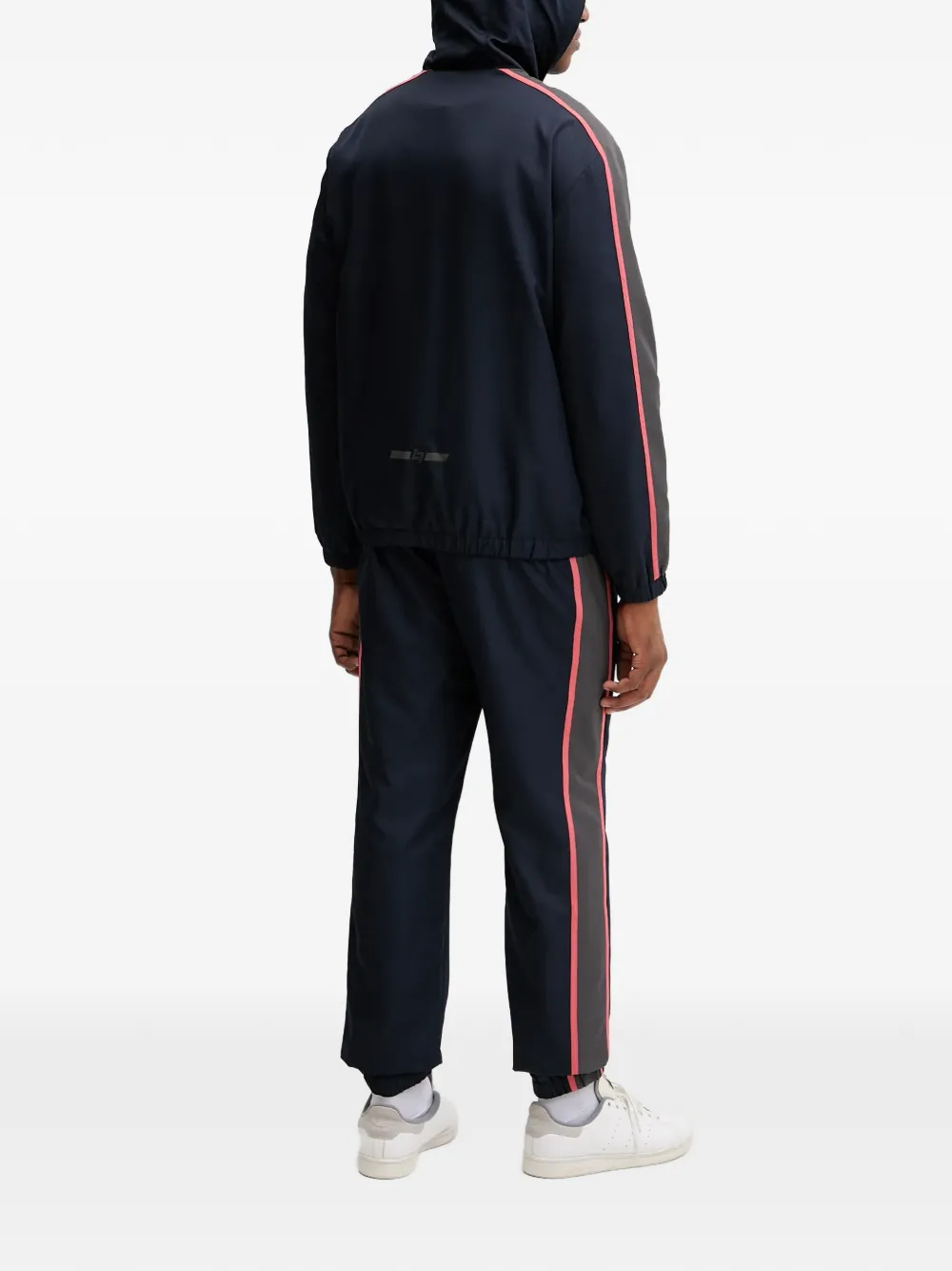 Ea7 Hooded Tracksuit In Blue