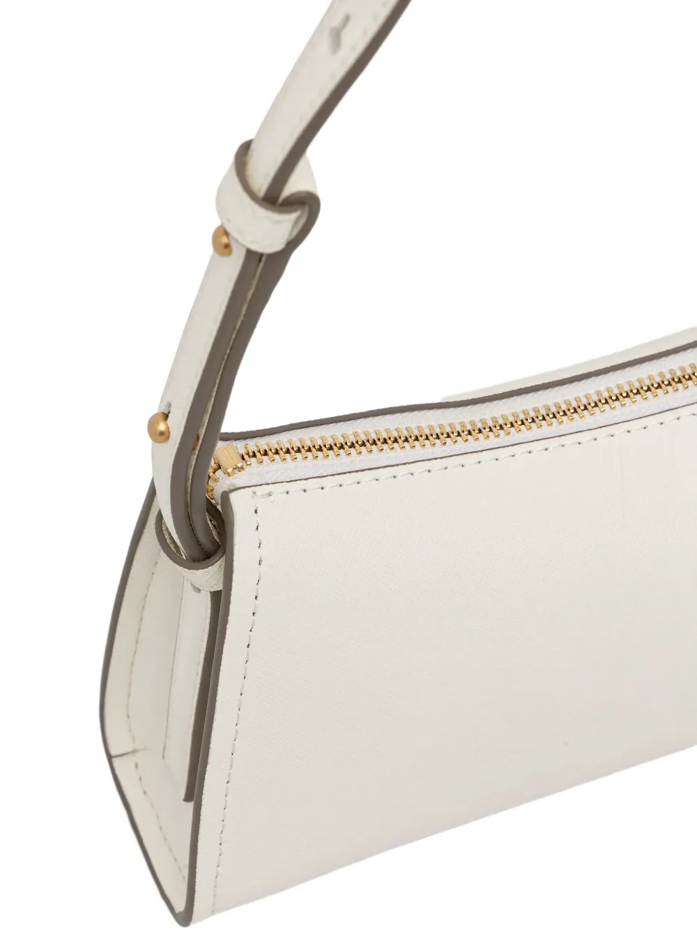 DKNY Avril logo zip tote bag Wit