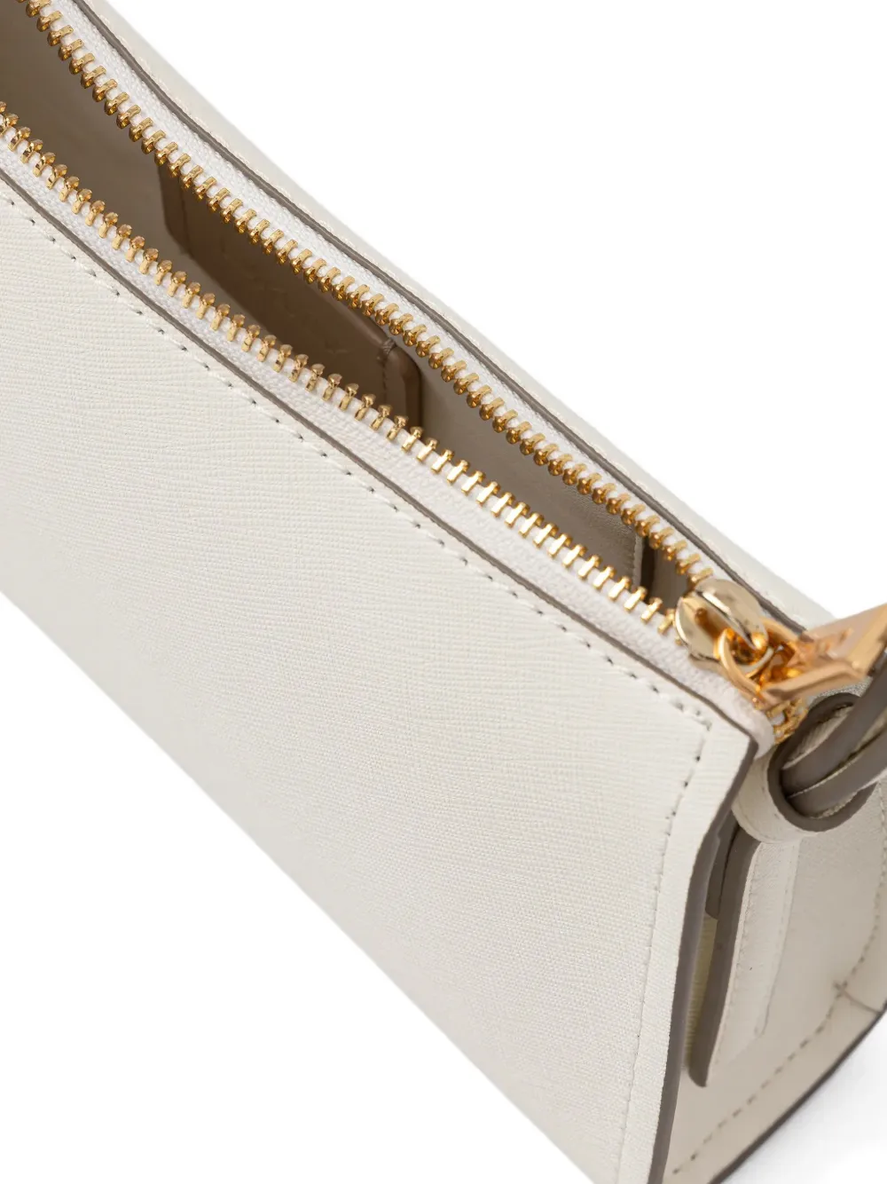 DKNY Avril logo zip tote bag Wit