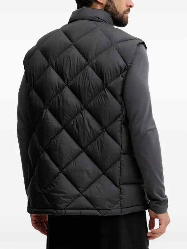 Ea7 Emporio Armani キルティング ベスト | ブラック | FARFETCH JP