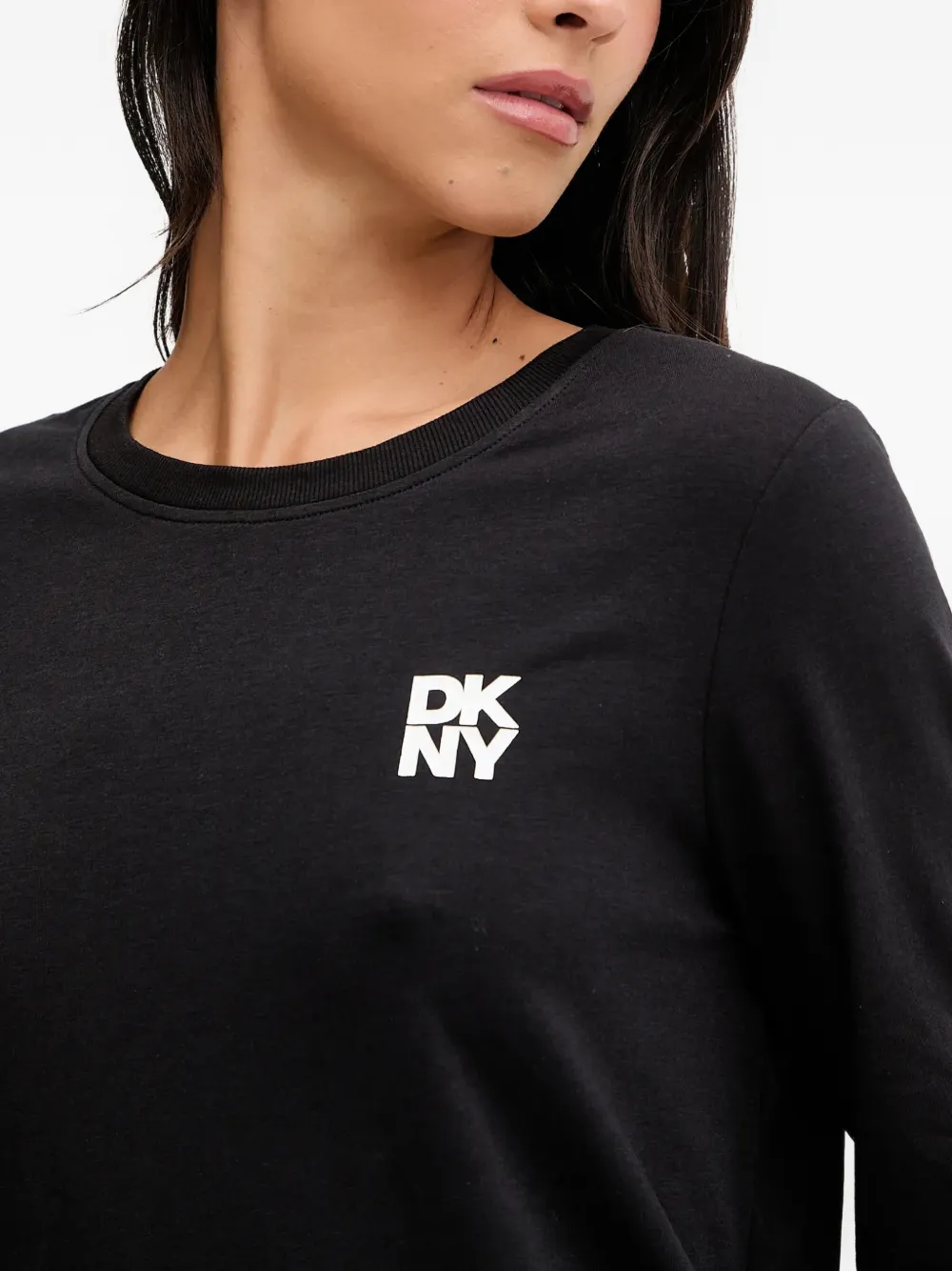 Dkny Logog-graphic Pajama Set In White