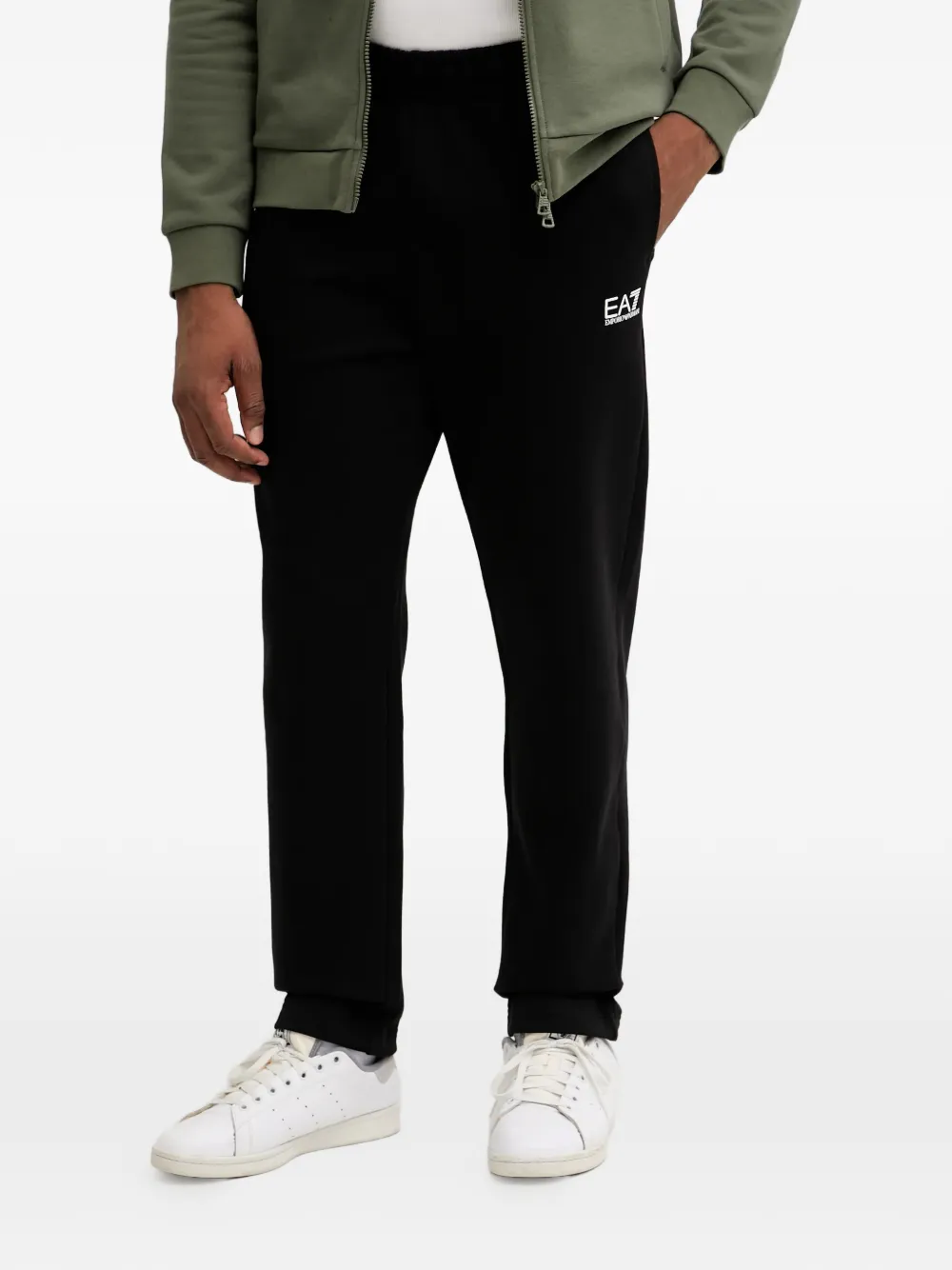 Ea7 Logo-detail Tracksuit In Green