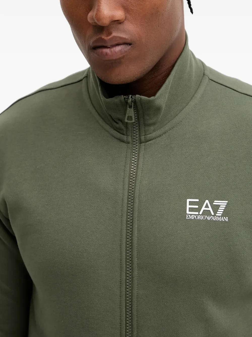 Ea7 Logo-detail Tracksuit In Green