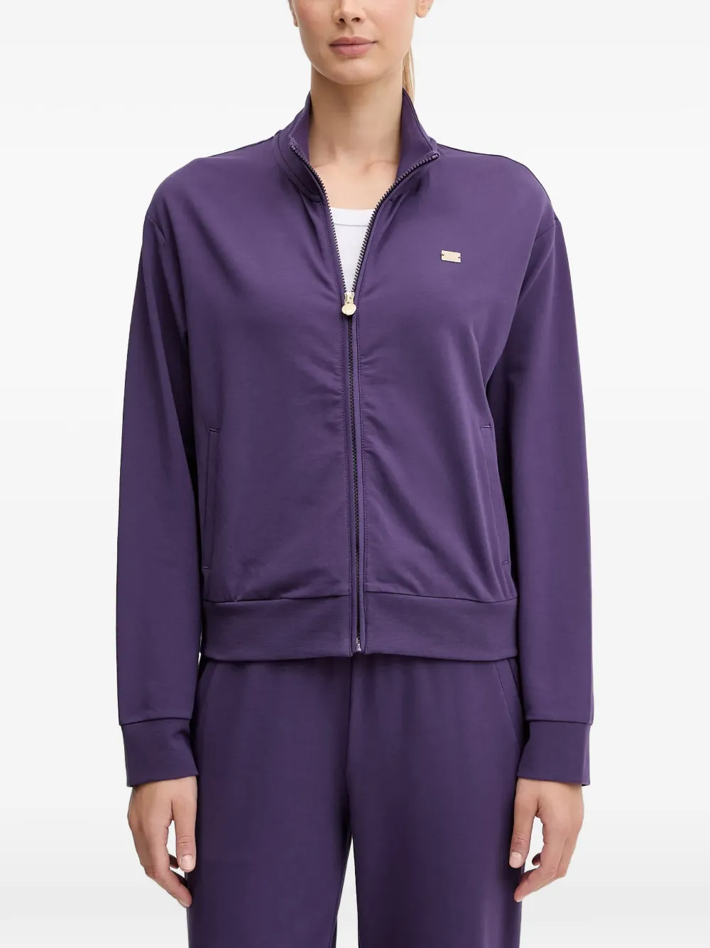 Ea7 Emporio Armani zip-up tracksuit - Viola