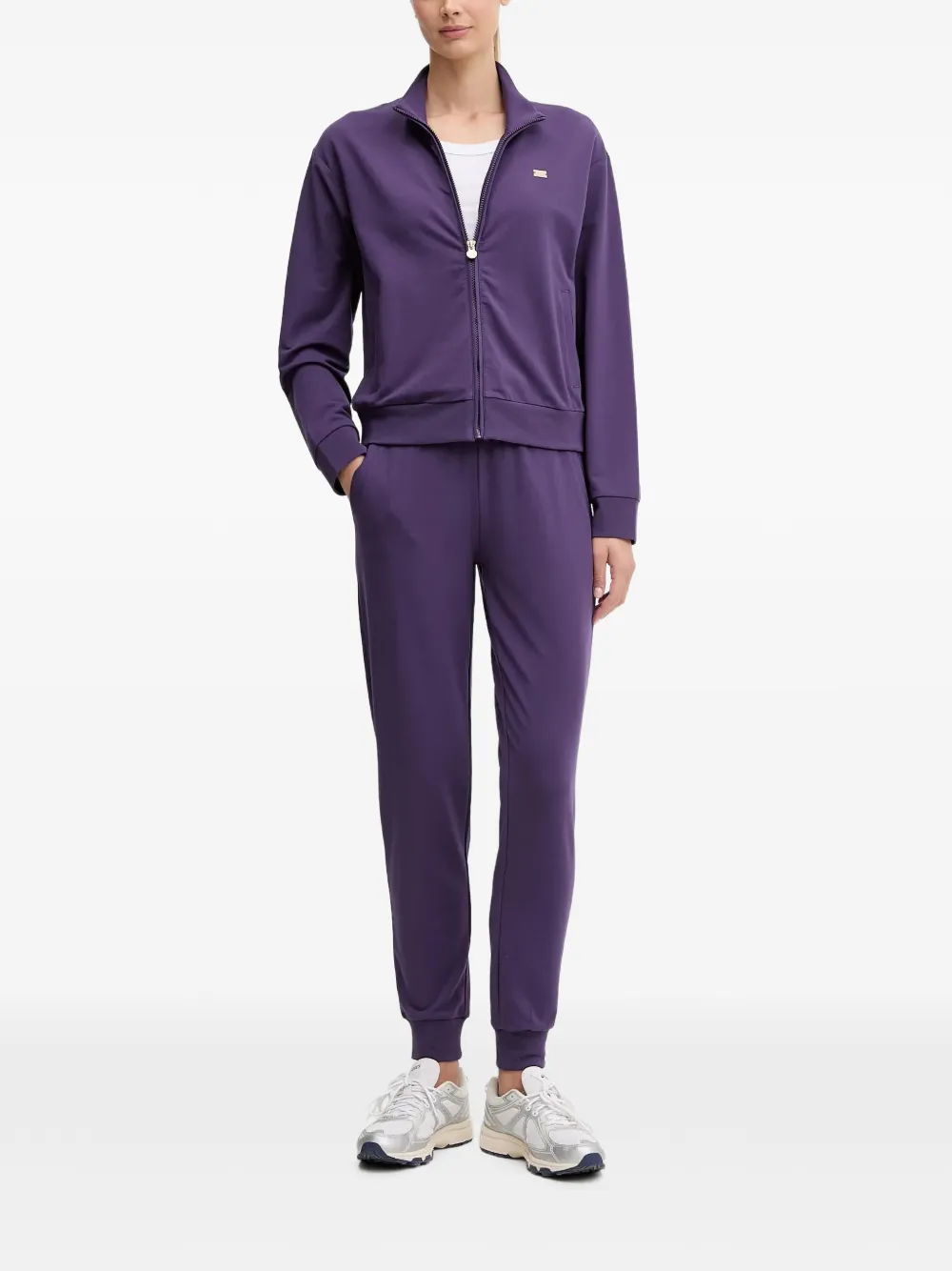 Ea7 Emporio Armani zip-up tracksuit Paars