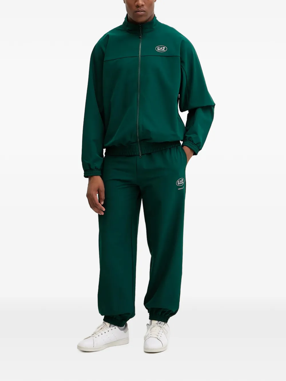 Ea7 Emporio Armani zip-up tracksuit - Groen