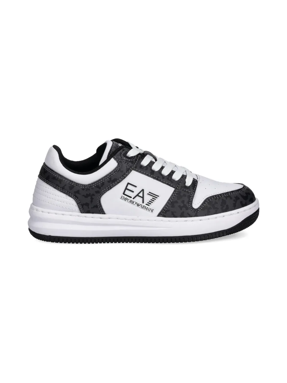 Ea7 Logo-detail Sneakers In White