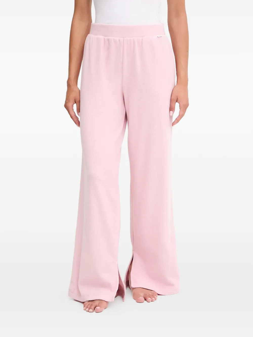 DKNY Pyjama met capuchon en rits Roze