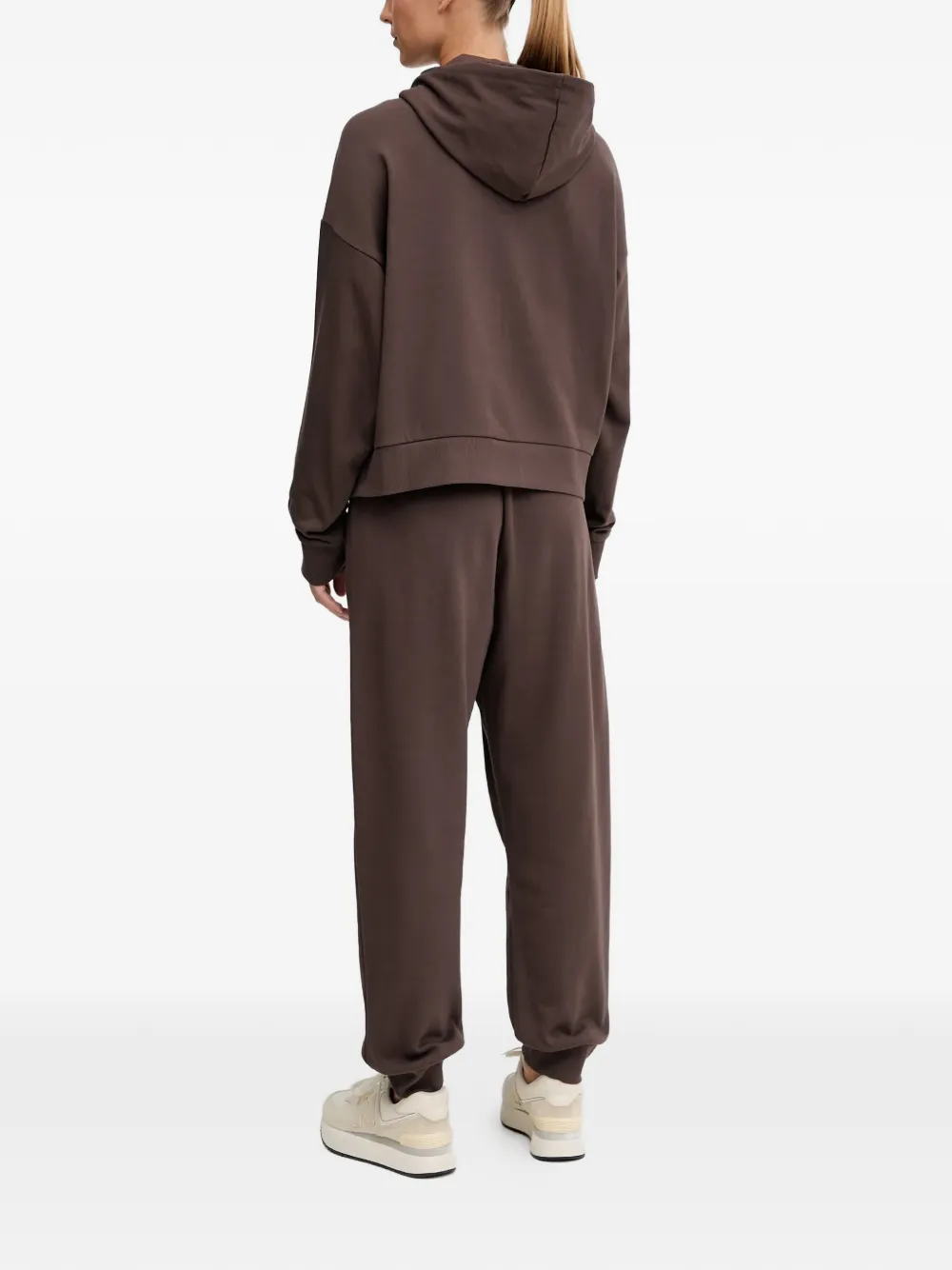 Ea7 Logo-detail Tracksuit In Brown