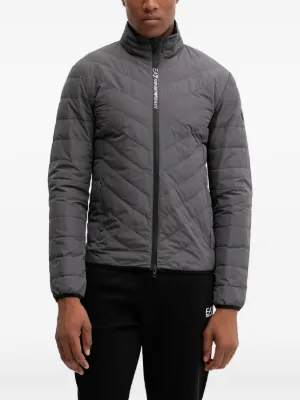 Fila X Slam Jam Panelled Hooded Jacket | Grey | FARFETCH