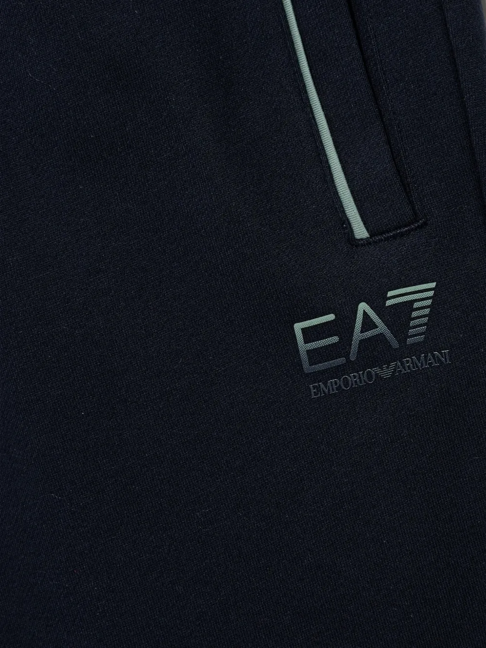 Ea7 Hooded Tracksuit In Blue
