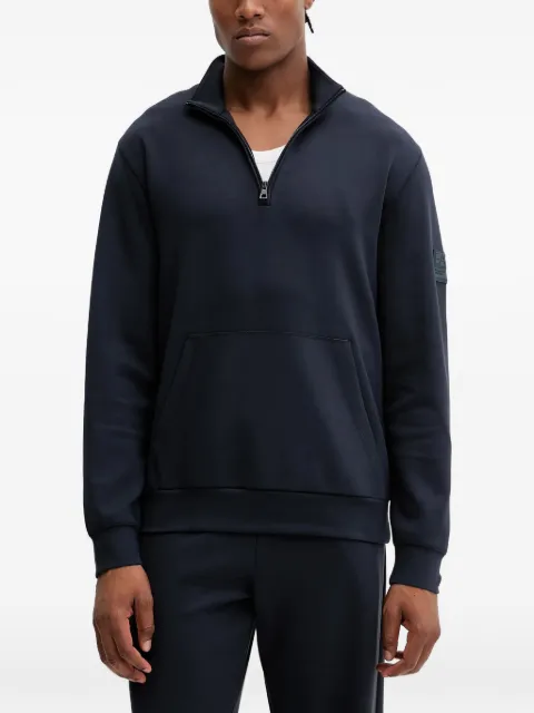 Ea7 Emporio Armani logo-patch sweatshirt