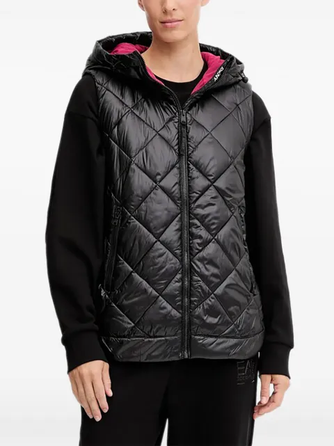 DKNY hooded quilted gilet