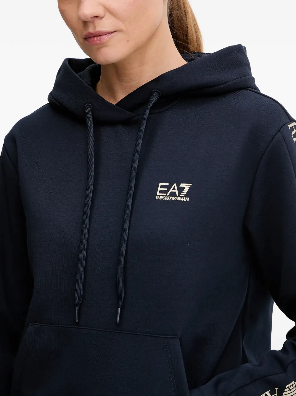 Ea7 Emporio Armani logo-detail tracksuit Blauw