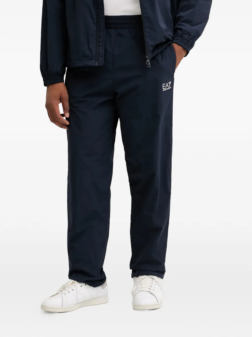 Ea7 Emporio Armani logo-detail tracksuit Blauw