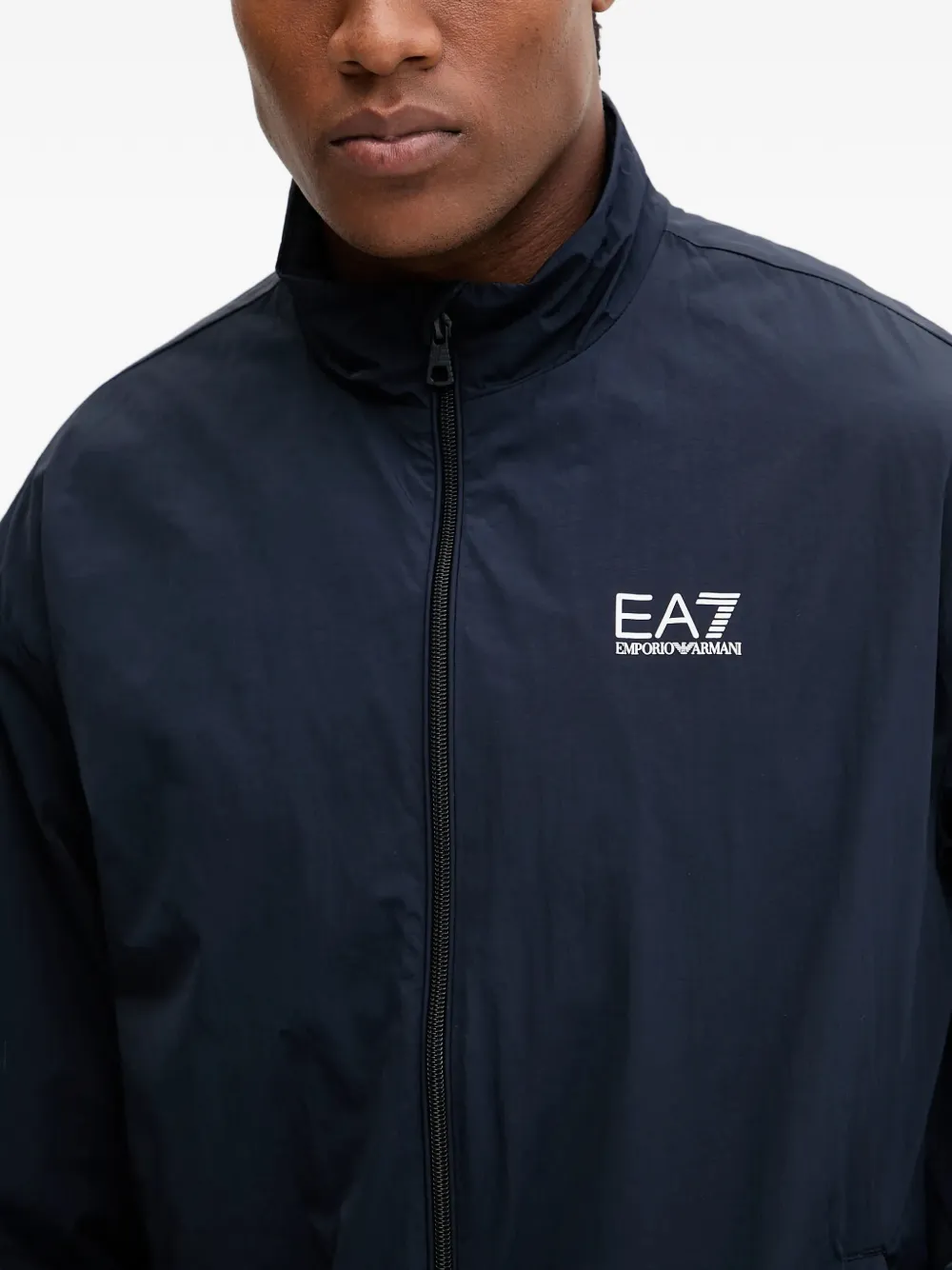 Ea7 Emporio Armani logo-detail tracksuit Blauw