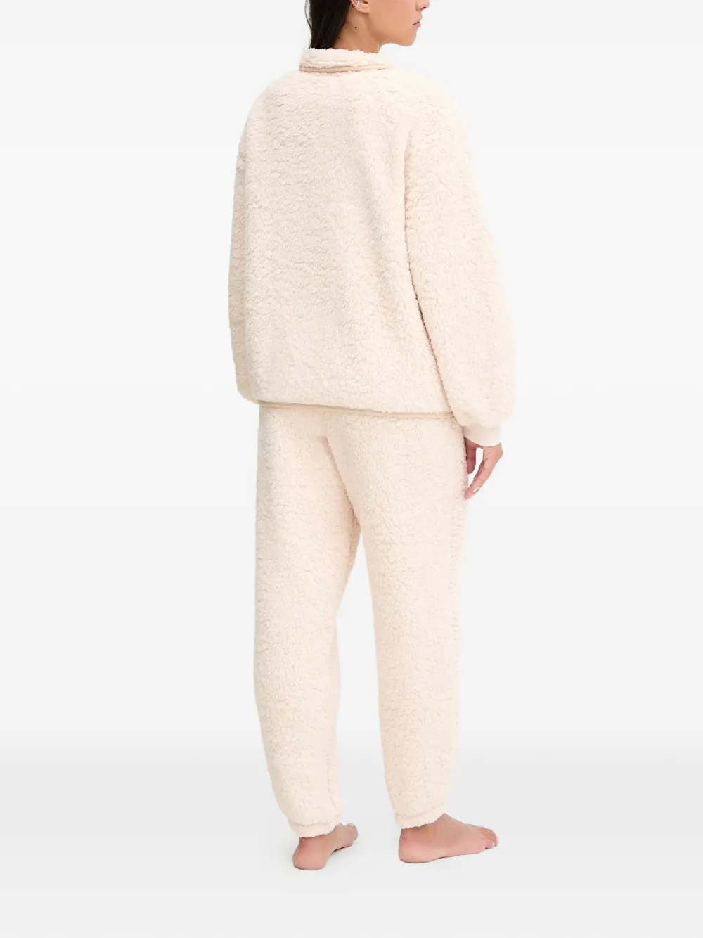 Dkny Zip-up Logo Loungewear Set (set Of Two) In Neutral