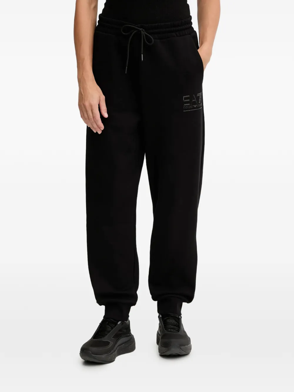 Ea7 Emporio Armani hooded tracksuit Zwart