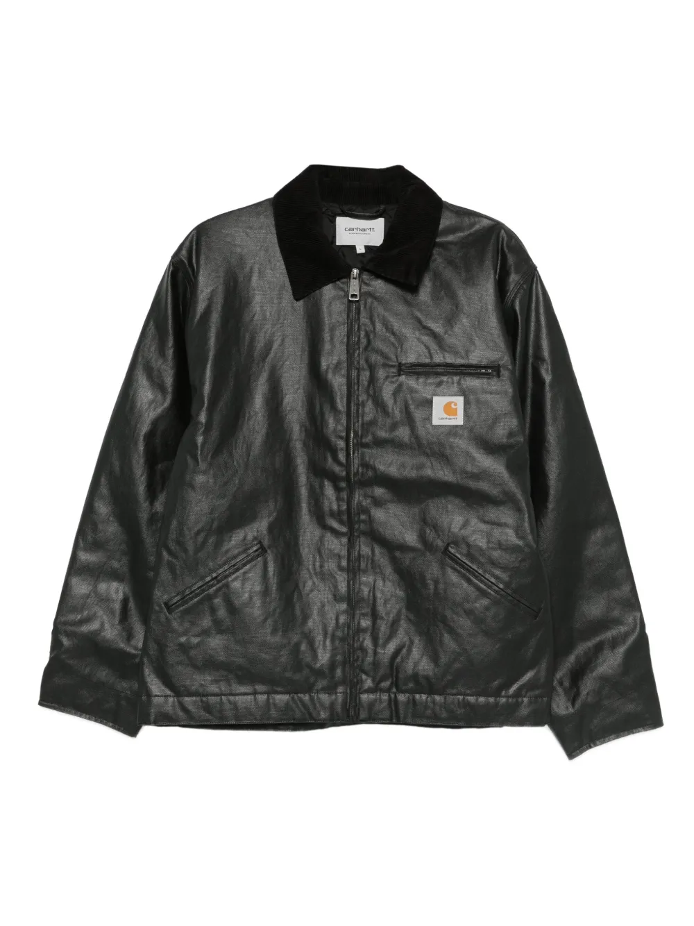 Carhartt WIP logo-patch shirt jacket | Black | Image 1