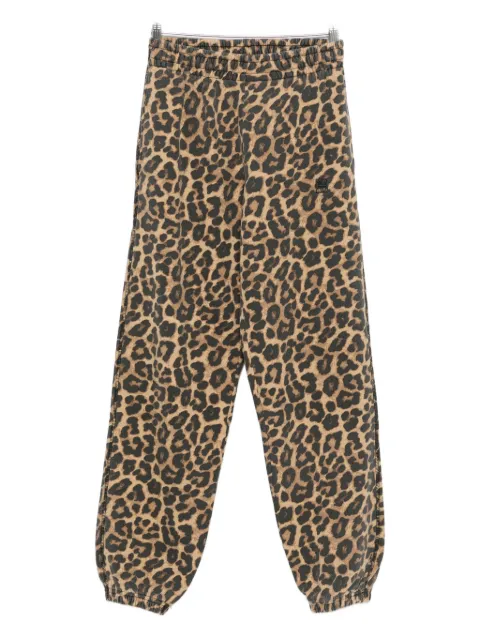 ANINE BING pants con estampado de leopardo