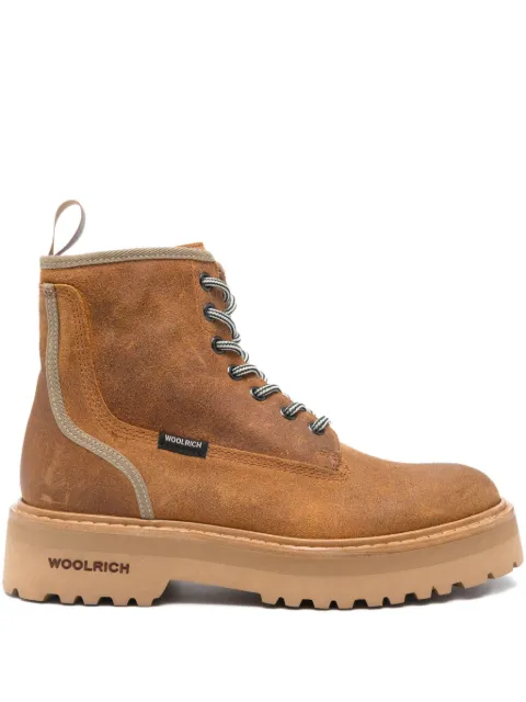 Woolrich lace-up leather boots