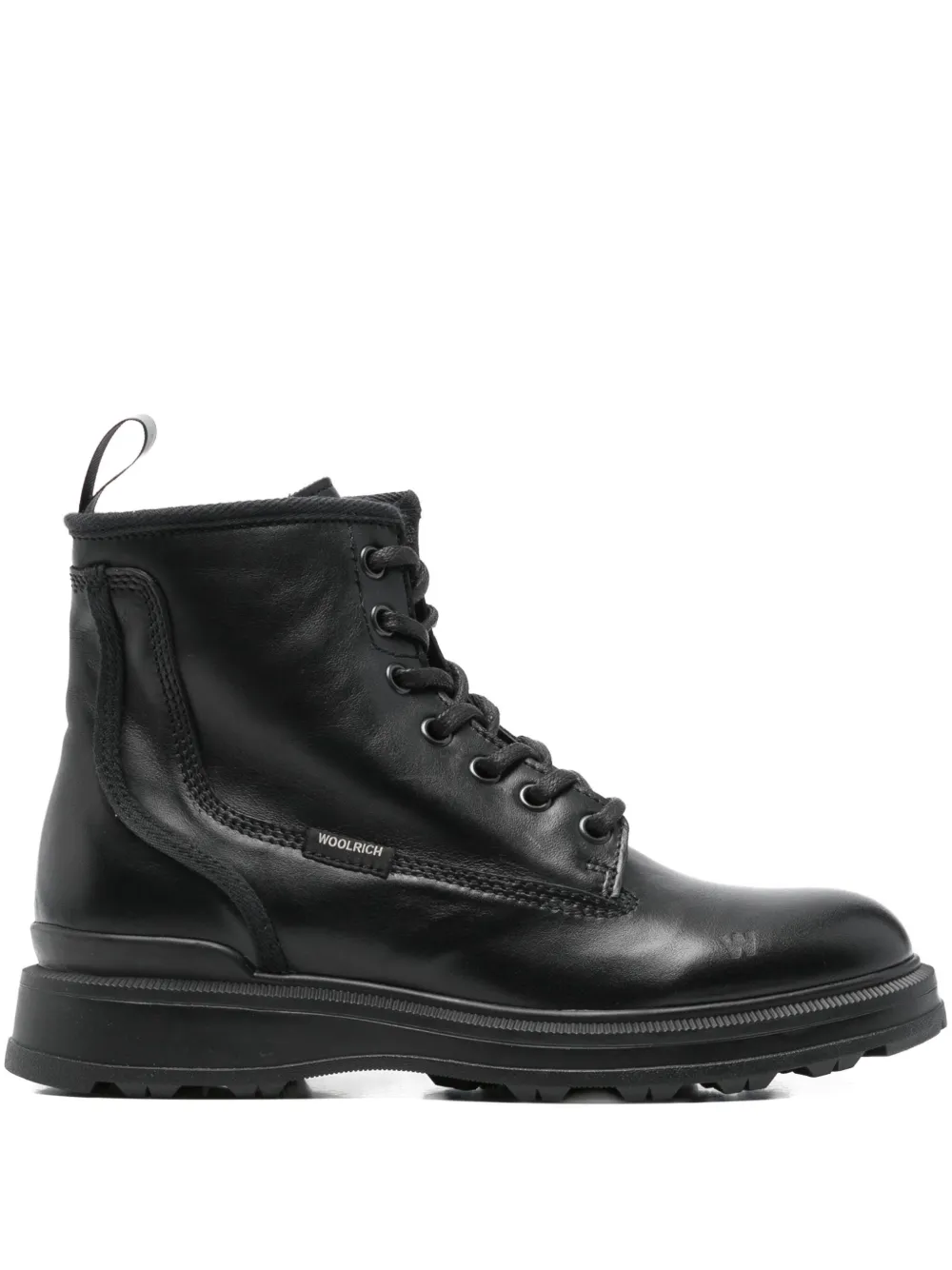 Woolrich leather ankle boots | Black | Image 1