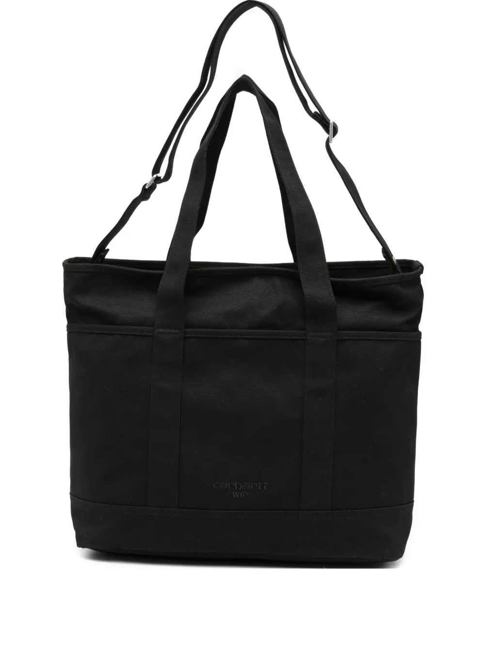 Carhartt WIP logo-embroidery tote bag | Black | Image 1