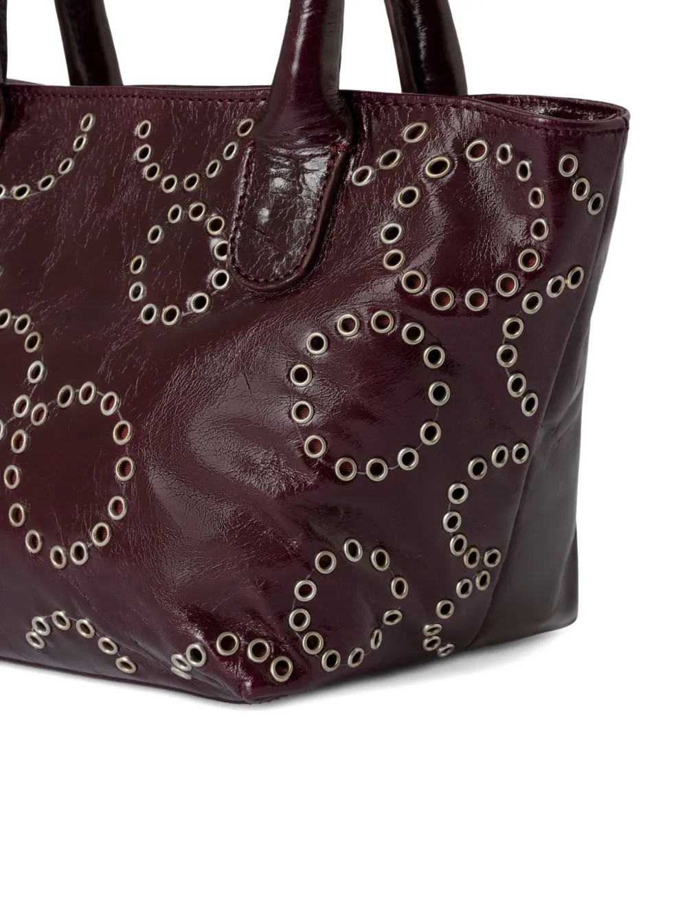 Gimaguas Mini Capazo Shoulder Bag In Red