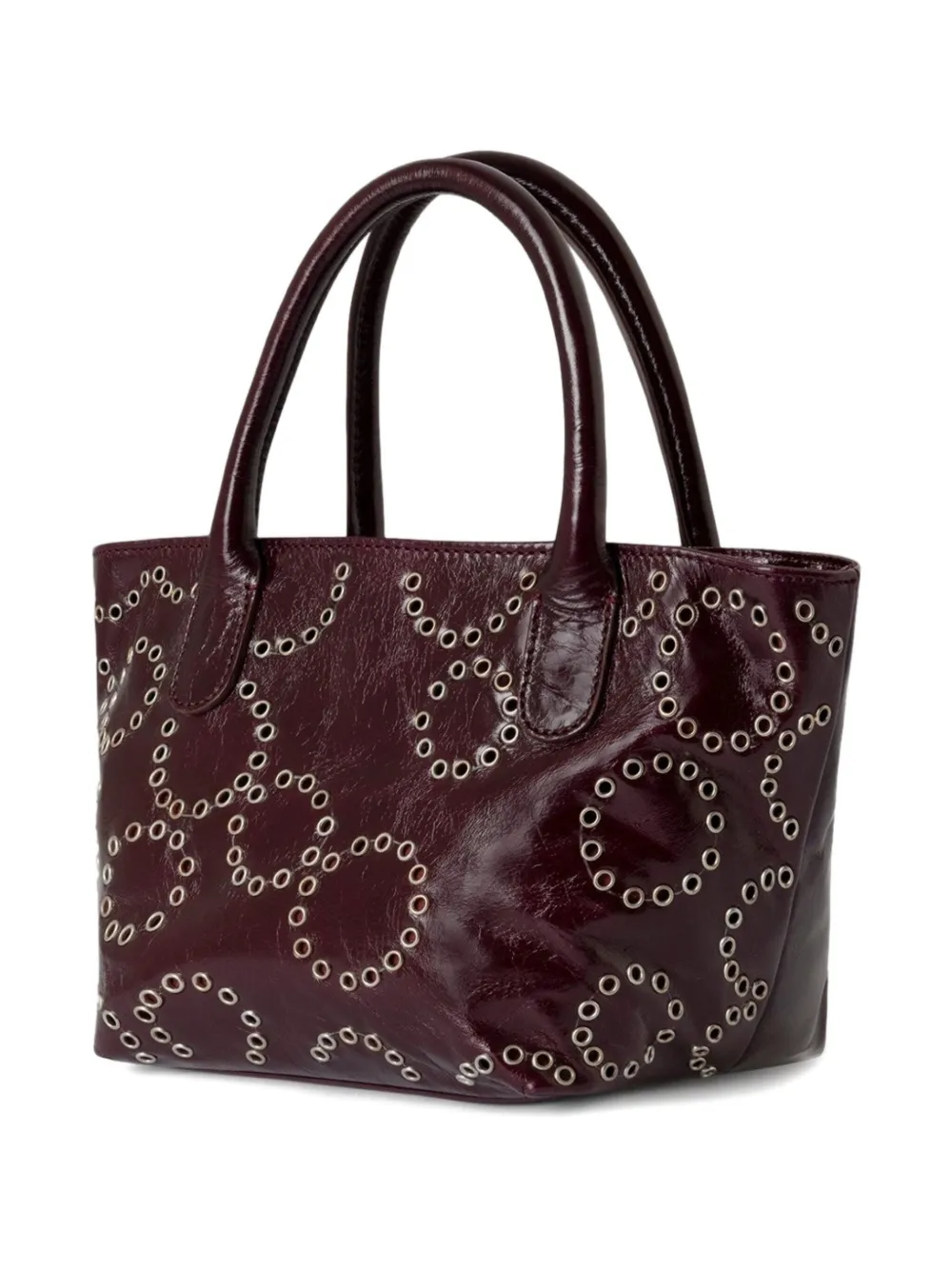 Gimaguas Mini Capazo Shoulder Bag In Red