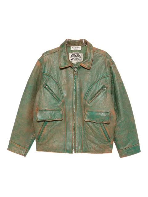 A.N.G.E.L.O. Vintage Cult 1990s faded-effect leather jacket