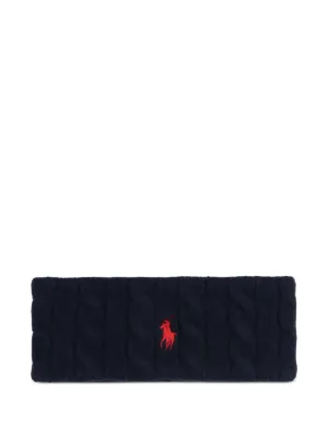Ralph Lauren Suede Logo Headband Polo Ralph Lauren HAIR ACCESSORIES HEADBAND - Ear warmers  main image 4