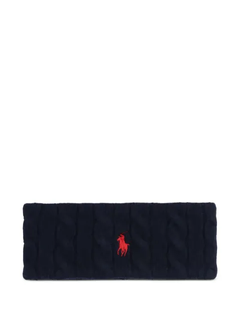 Polo Ralph Lauren knitted logo-embroidered headband