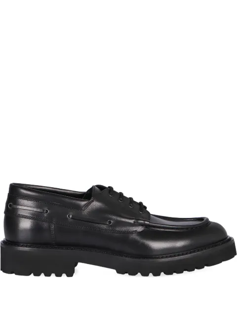 Doucal's zapatos de piel con agujetas