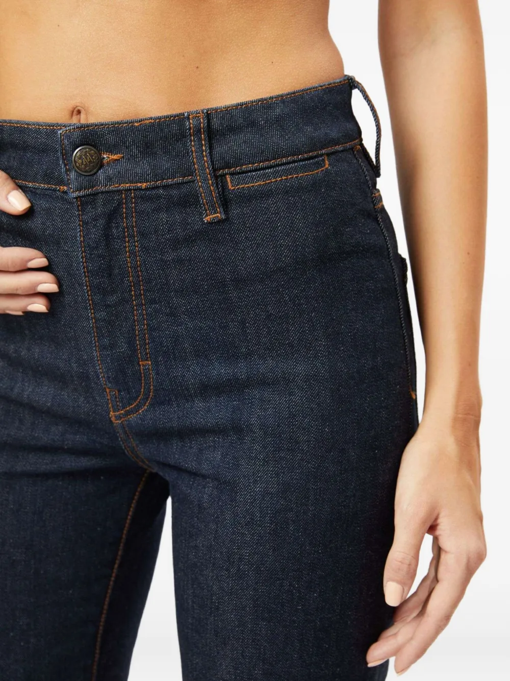No44 Flare Jeans In Blue