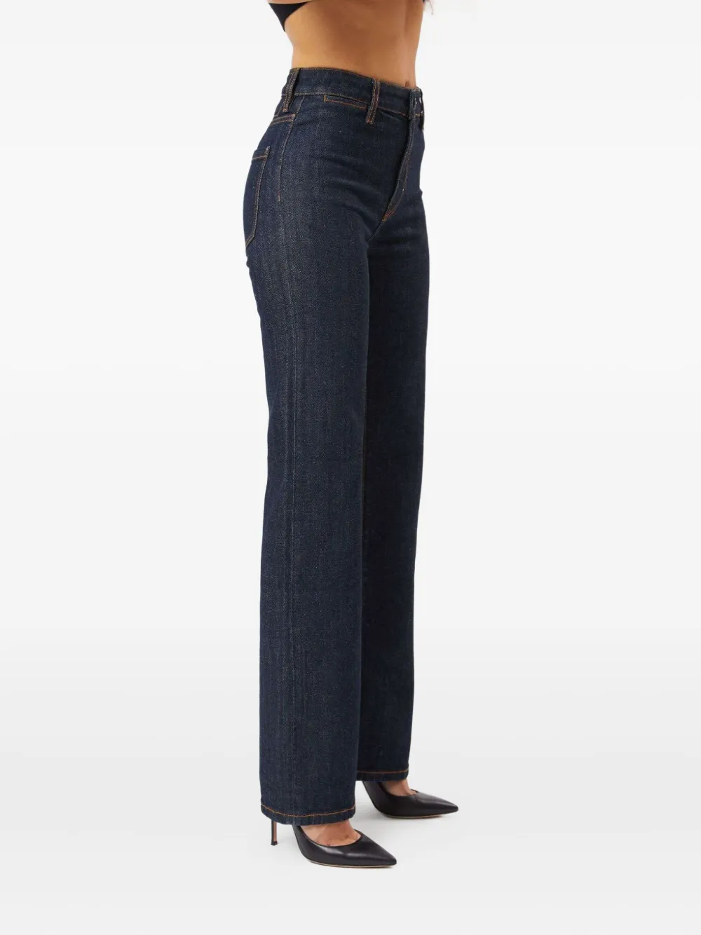 No44 Flare Jeans In Blue