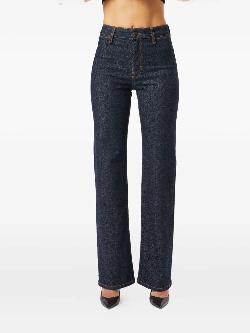 No44 Flare Jeans In Blue