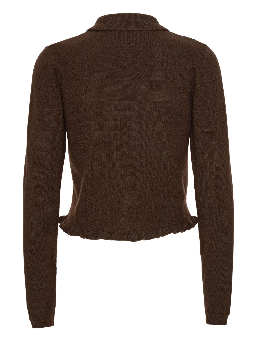 ROTATE BIRGER CHRISTENSEN ruffled-hem cardigan | Cardigans | Image 2