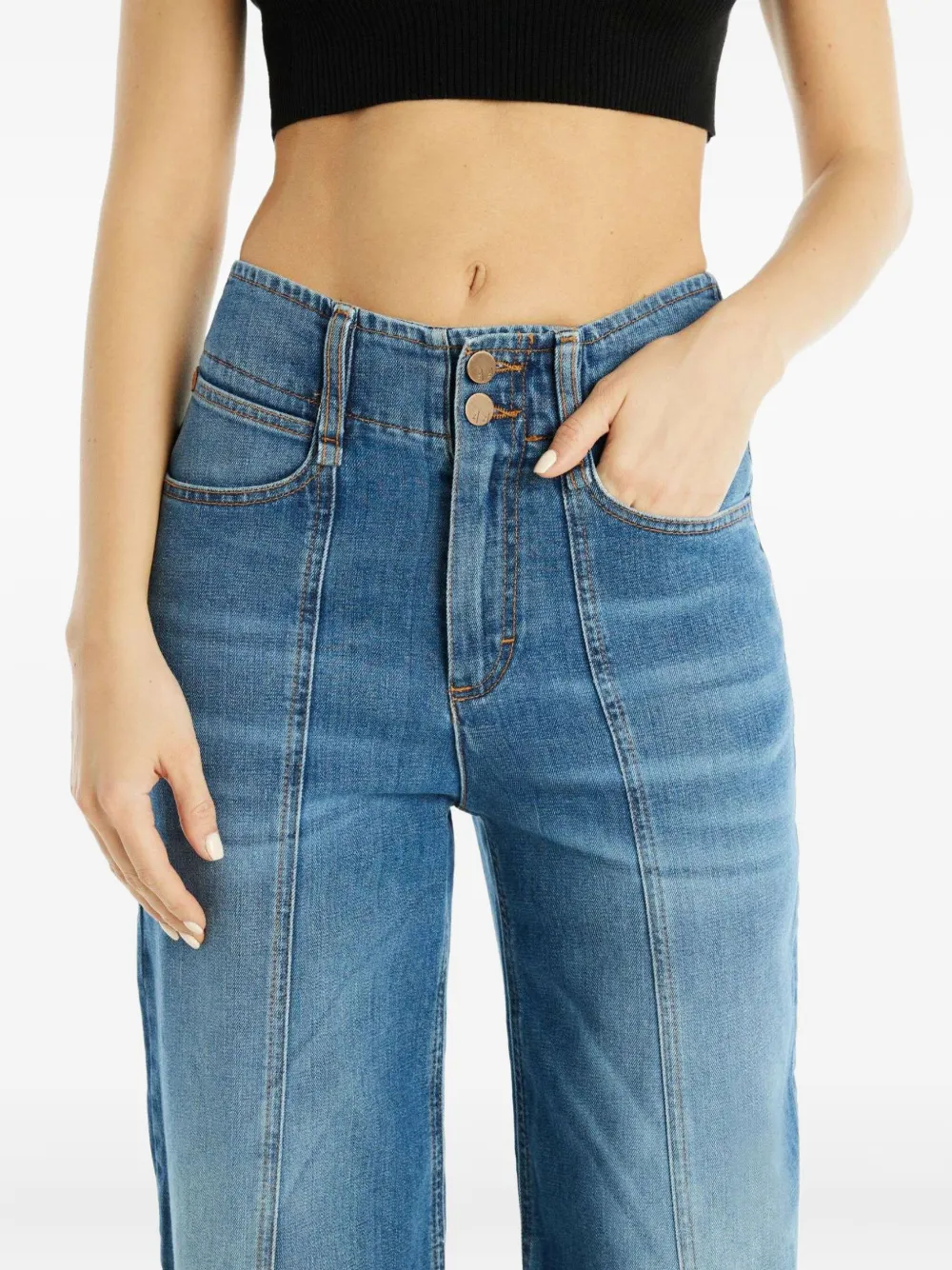 No44 Rhea Jeans In Blue