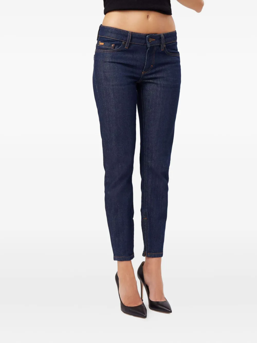 No44 Button-fastening Jeans In Blue