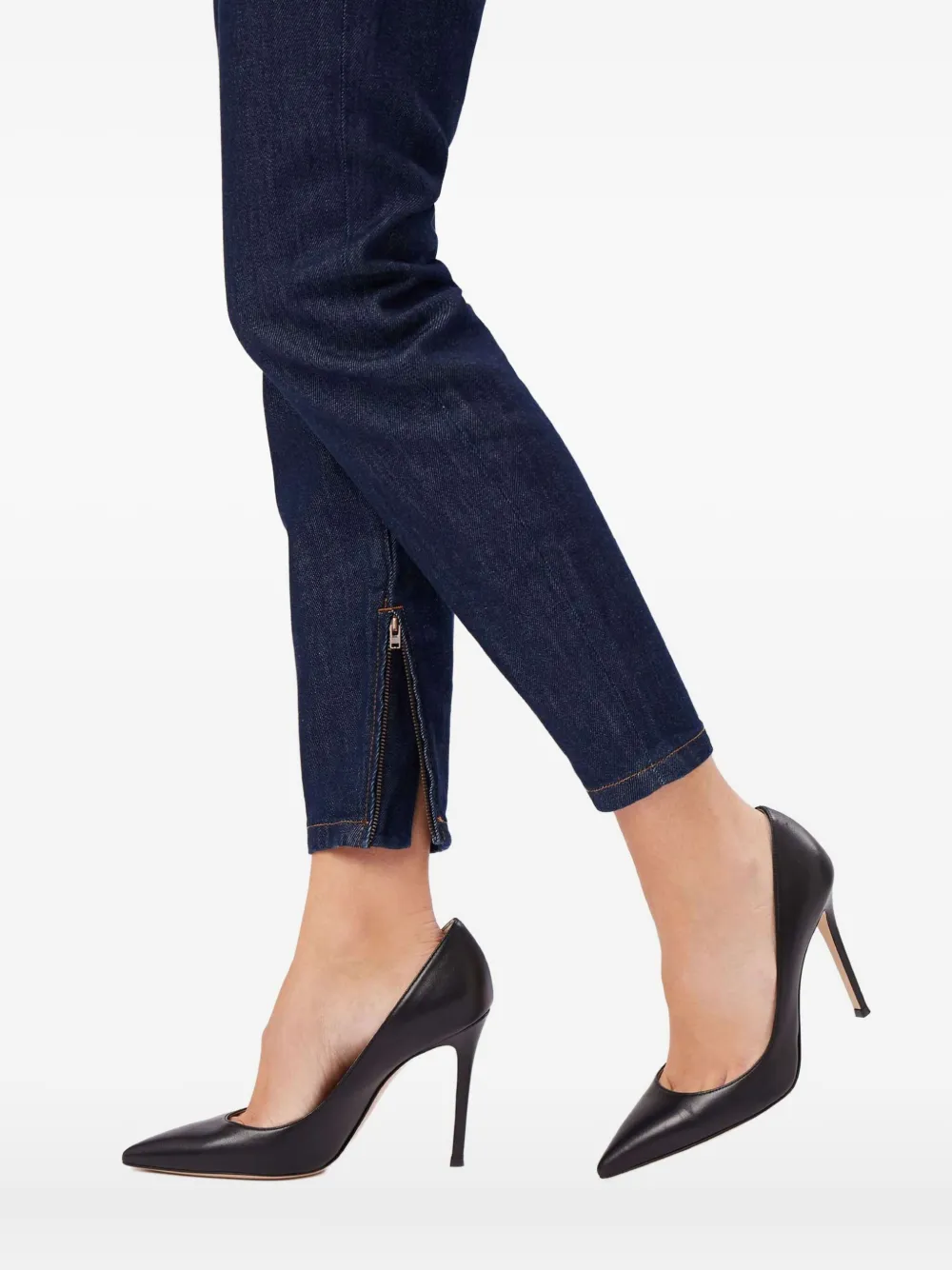 No44 Button-fastening Jeans In Blue