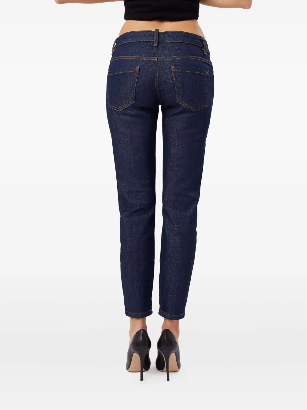 No44 Button-fastening Jeans In Blue