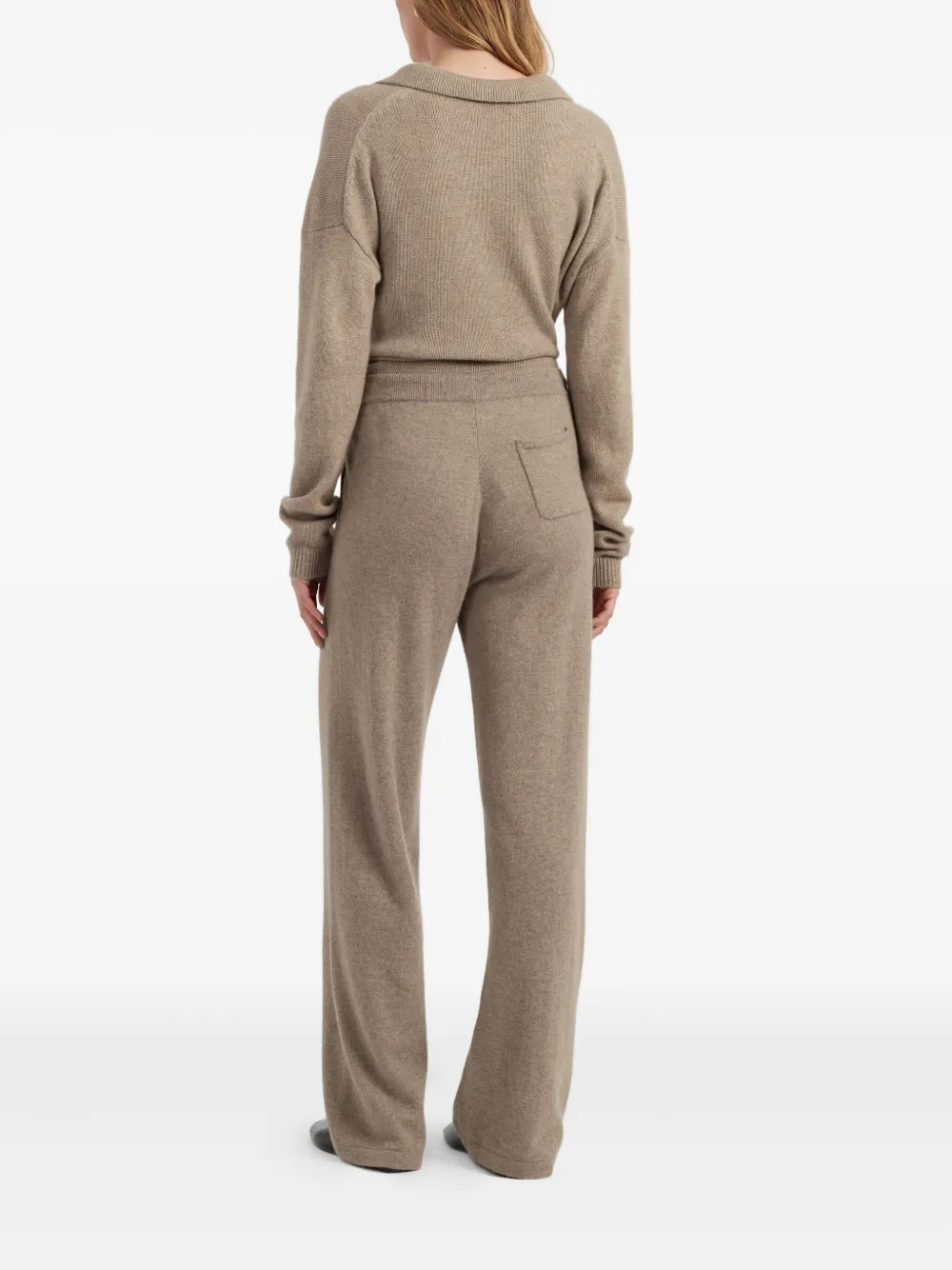 Chinti & Parker Drawstring Knitted Trousers In Neutral