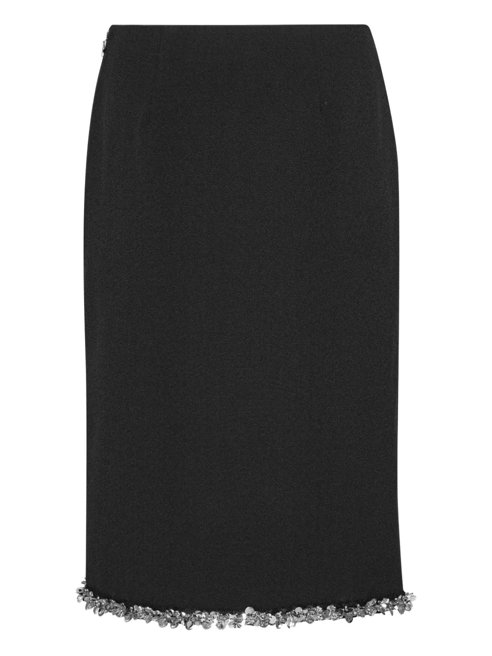 ROTATE BIRGER CHRISTENSEN Midi-rok met verfraaid detail Zwart