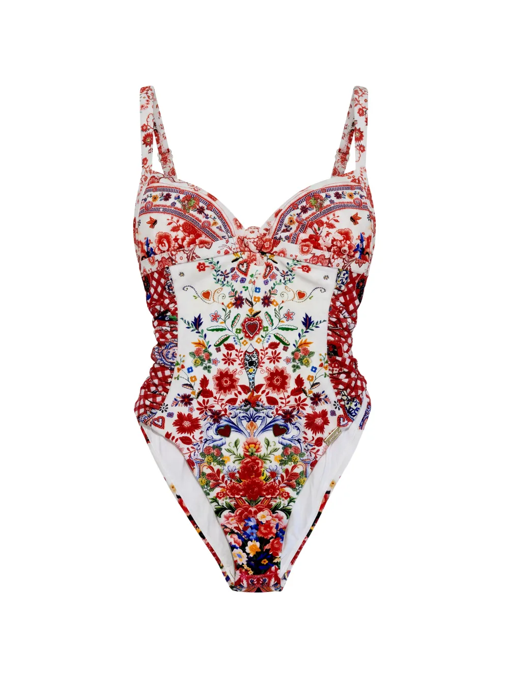 Camilla Costume da bagno a maniche corte - Bianco